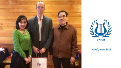 Staffan Sandström var i Vietnam för att ge masterclasses samt föreslå VN National Academy of Music i Hanoï ett utbytesprogram med MDH kammarmusikverksamheten.