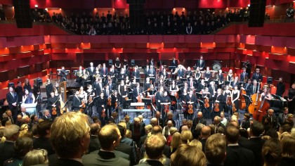 Staffan Sandström, Kultur, Piano, Sverige, Utbildning : Festlig och högtidlig invigning av Kungliga Musikhögskolans nya lokaler